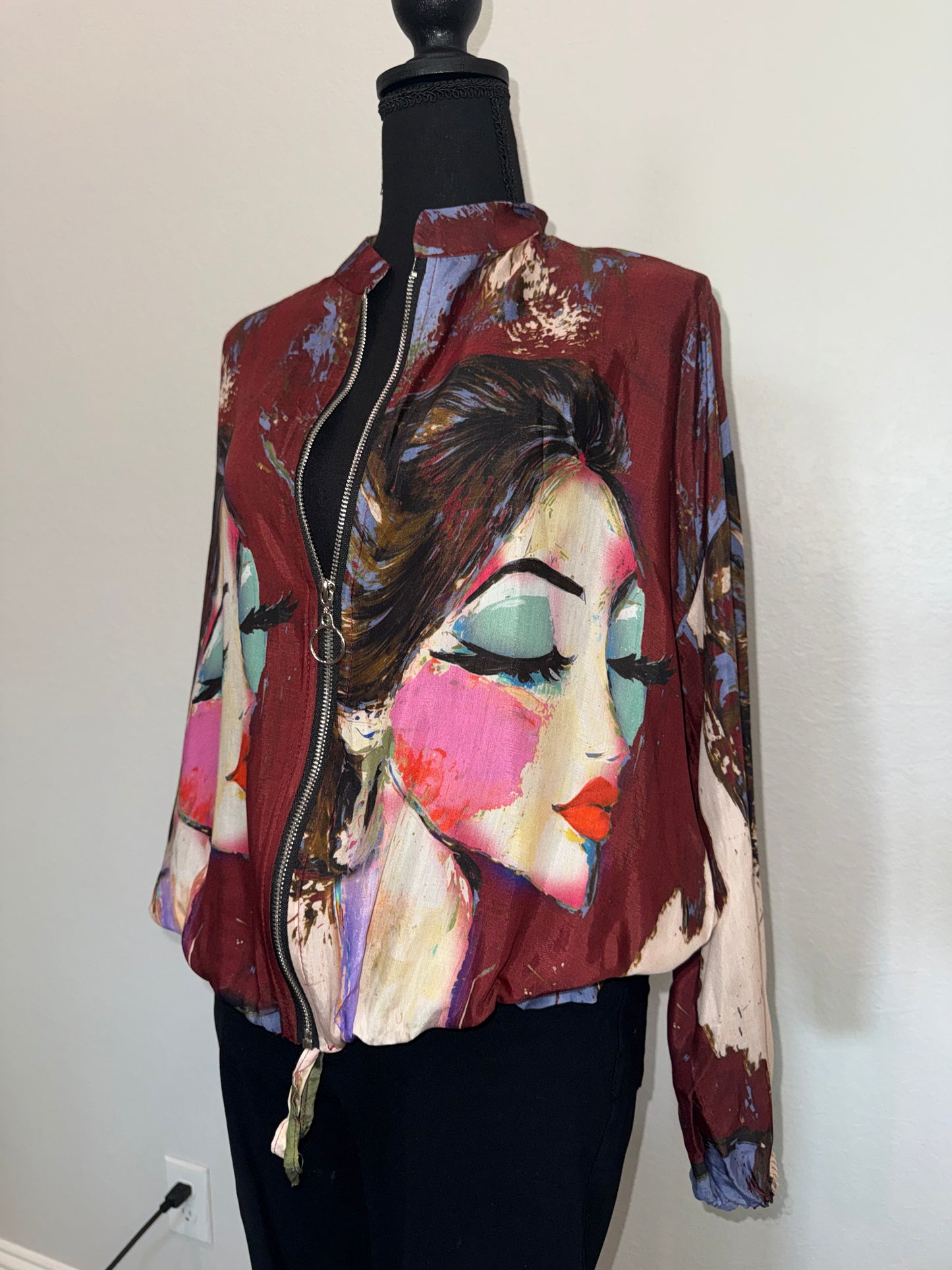 ❤️ The Muse Silk Bomber