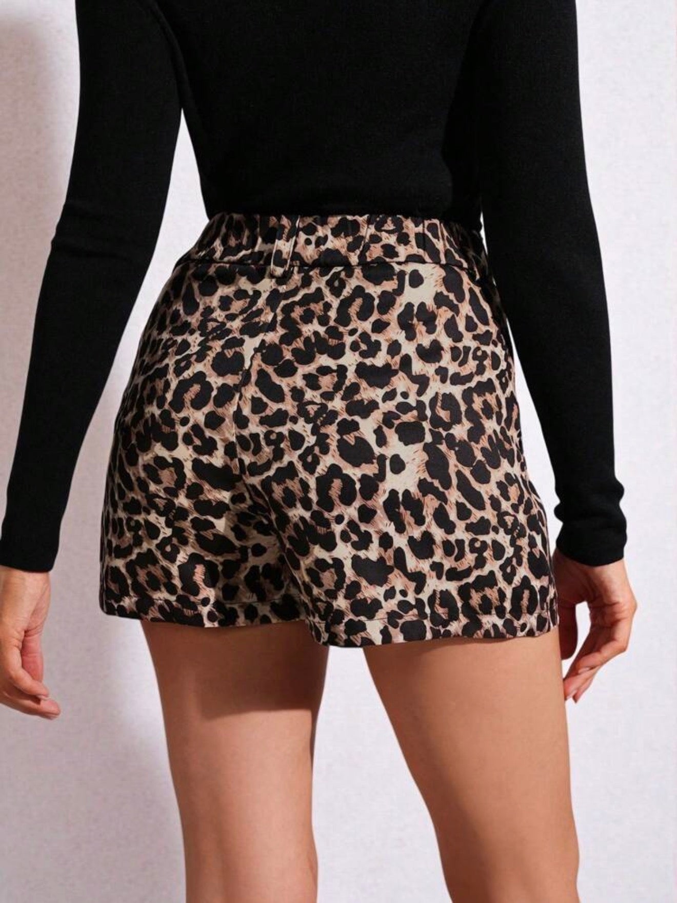 Leopard shorts
