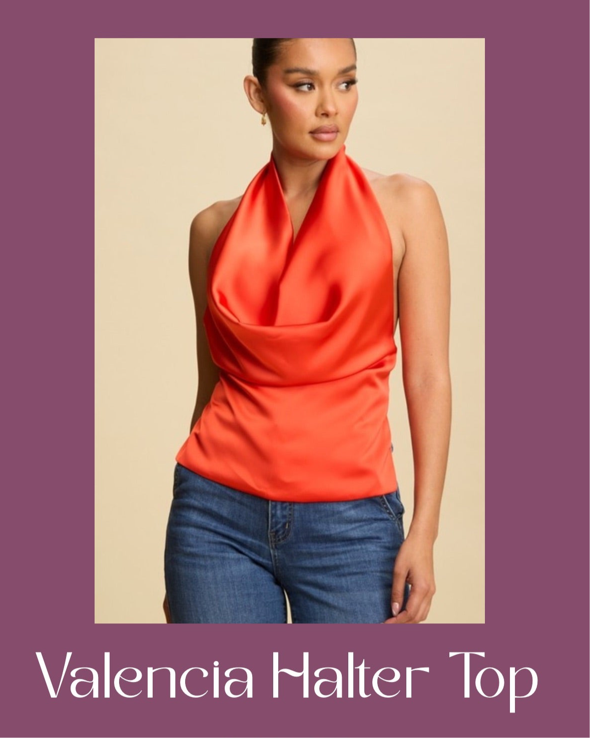 Valencia Satin Halter