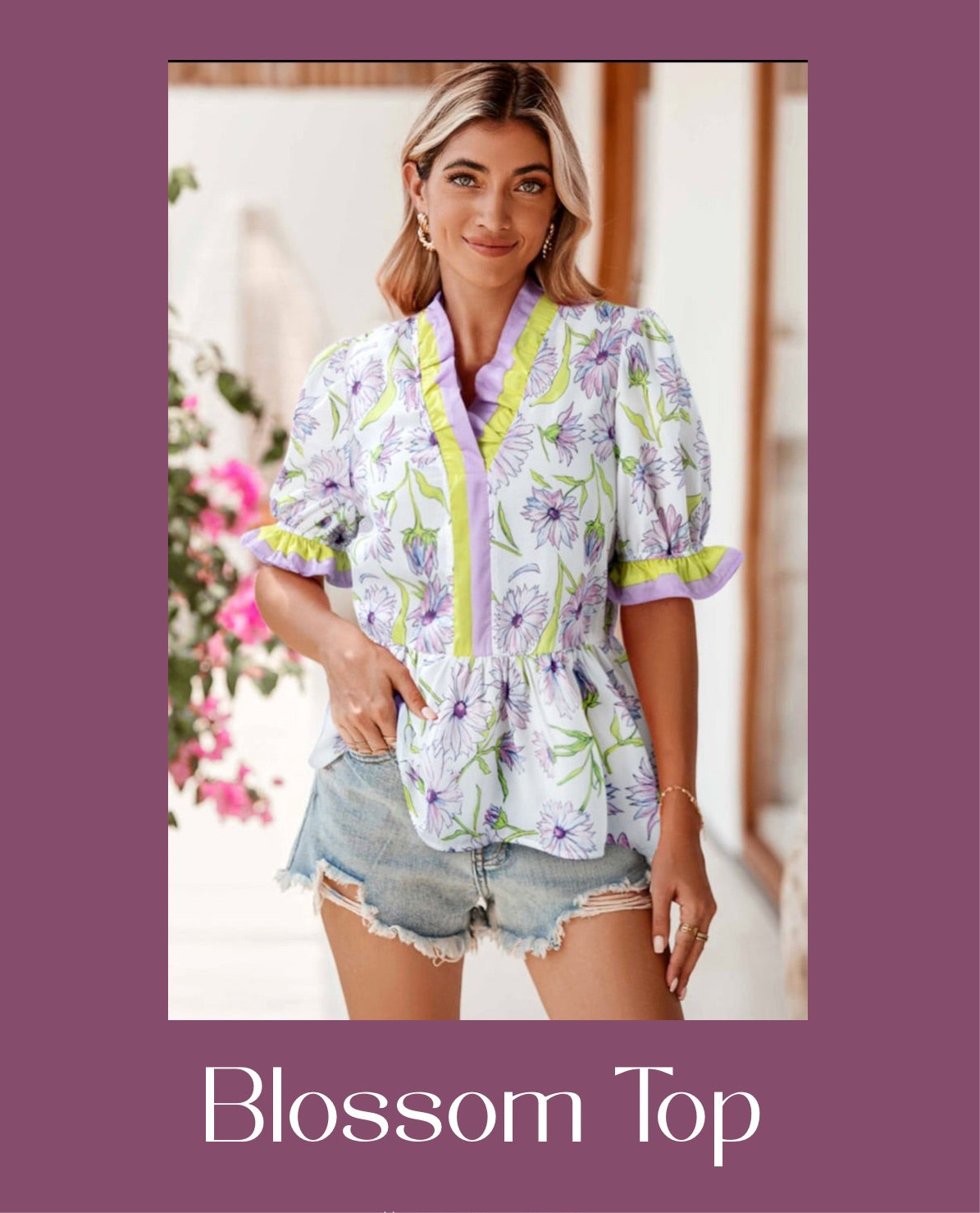 🌸 BLOOM top 🌼