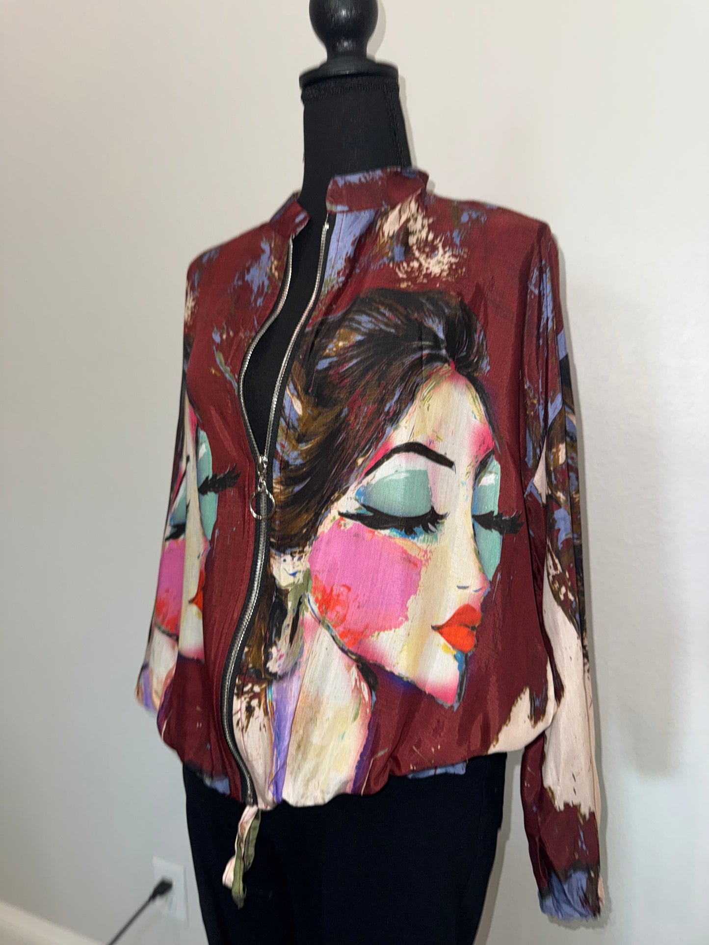 ❤️ The Muse Silk Bomber