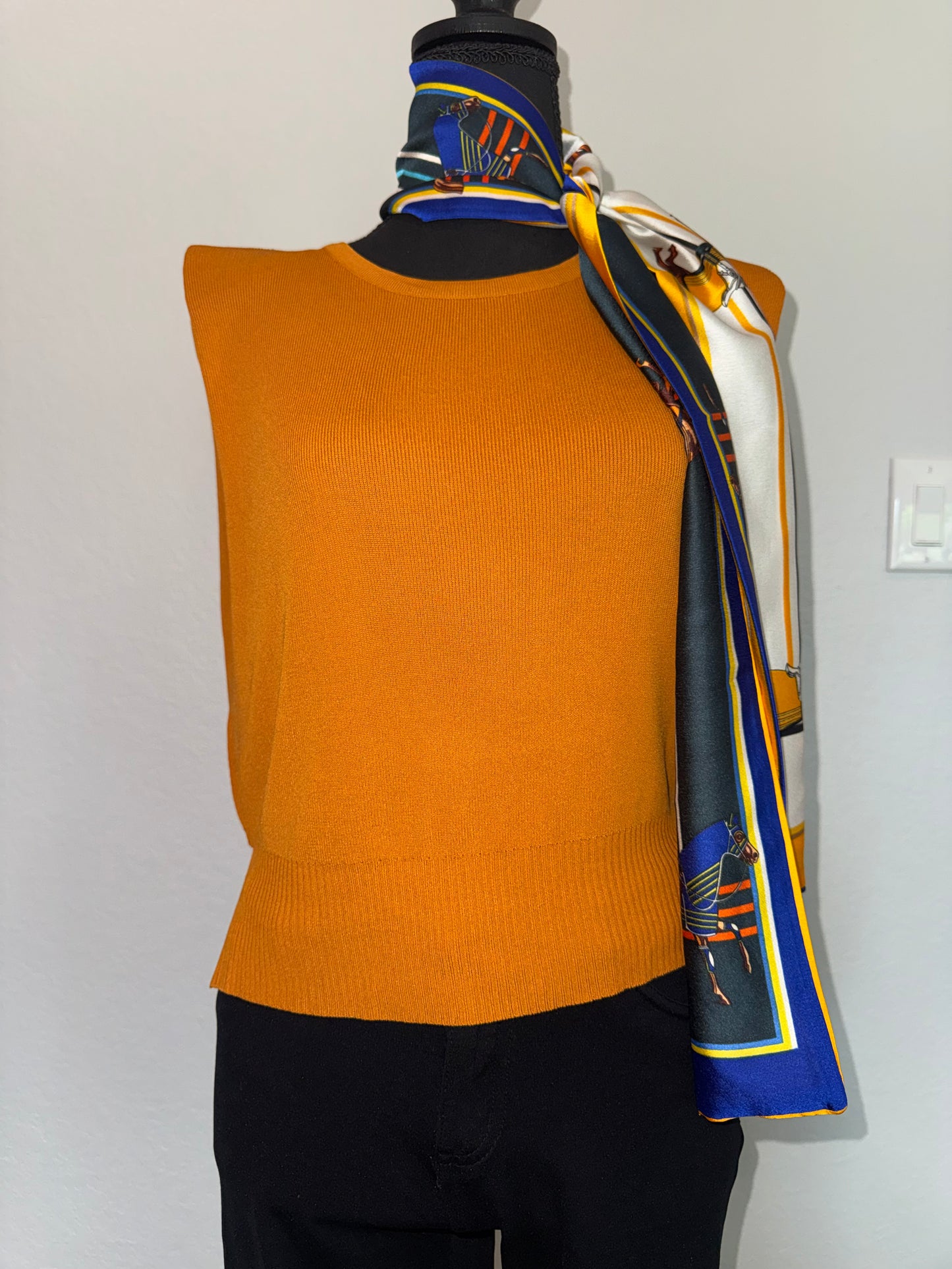 🧡 The Saffron Knit Top