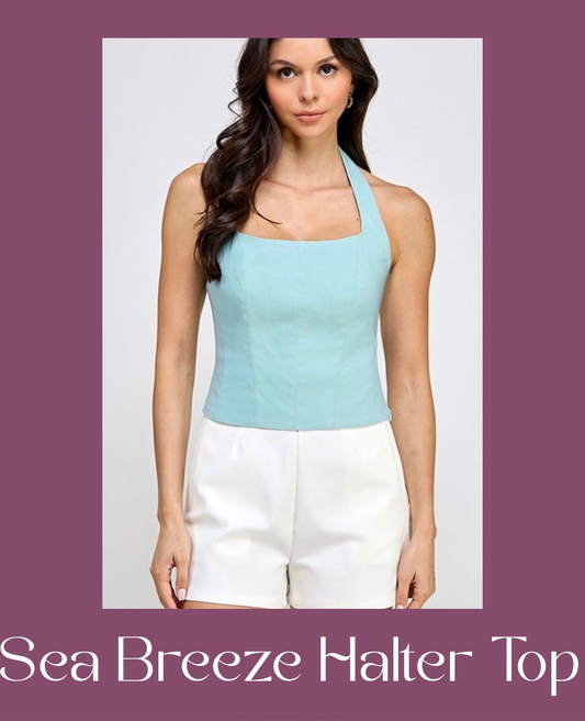 Sea Breeze Halter Top🌊