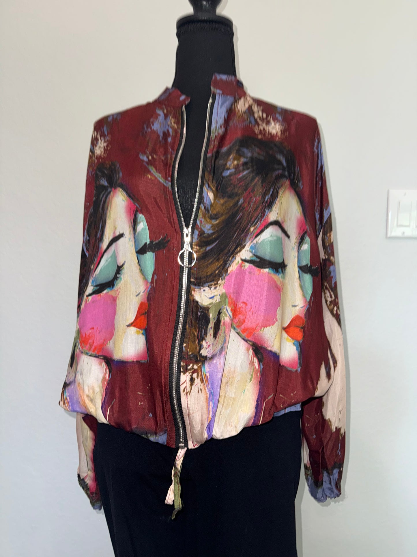 ❤️ The Muse Silk Bomber