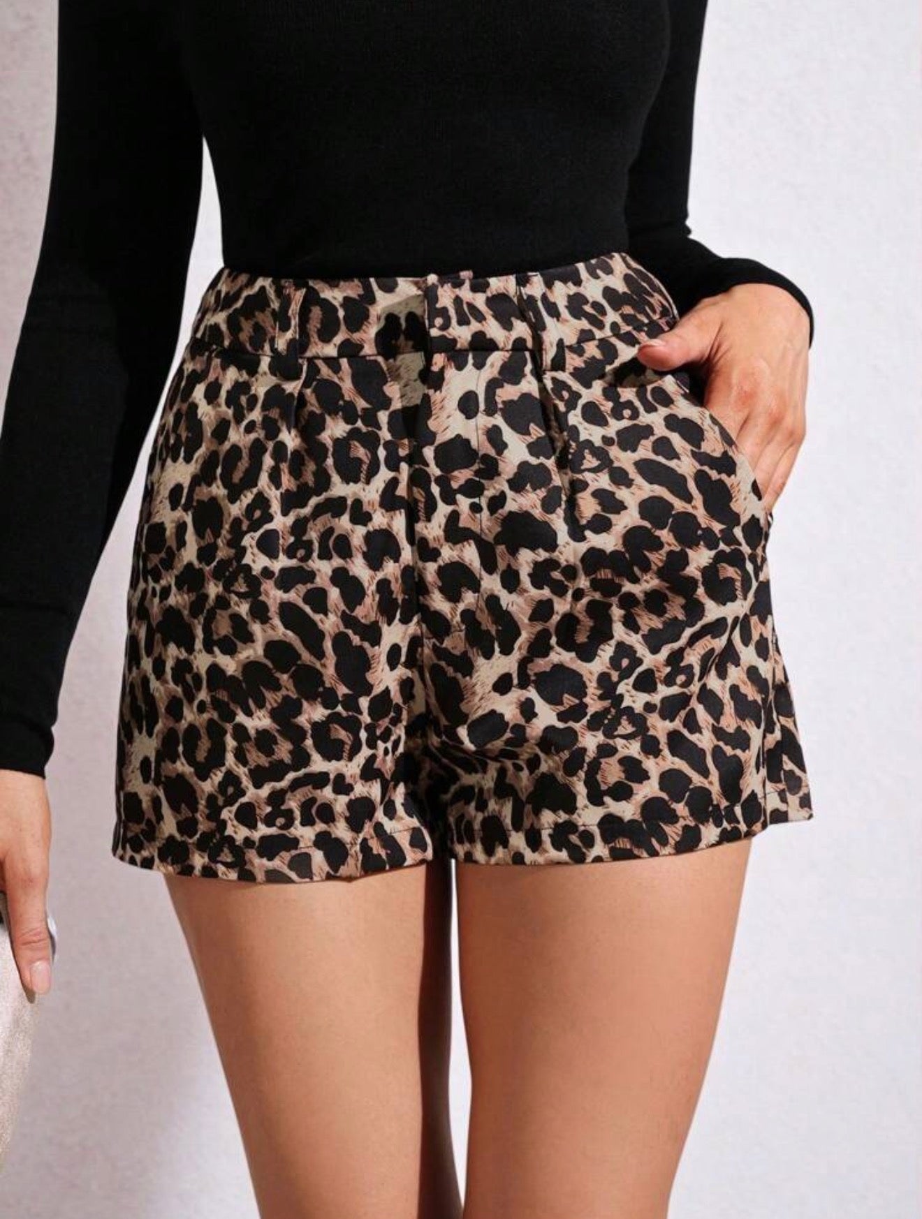 Leopard shorts
