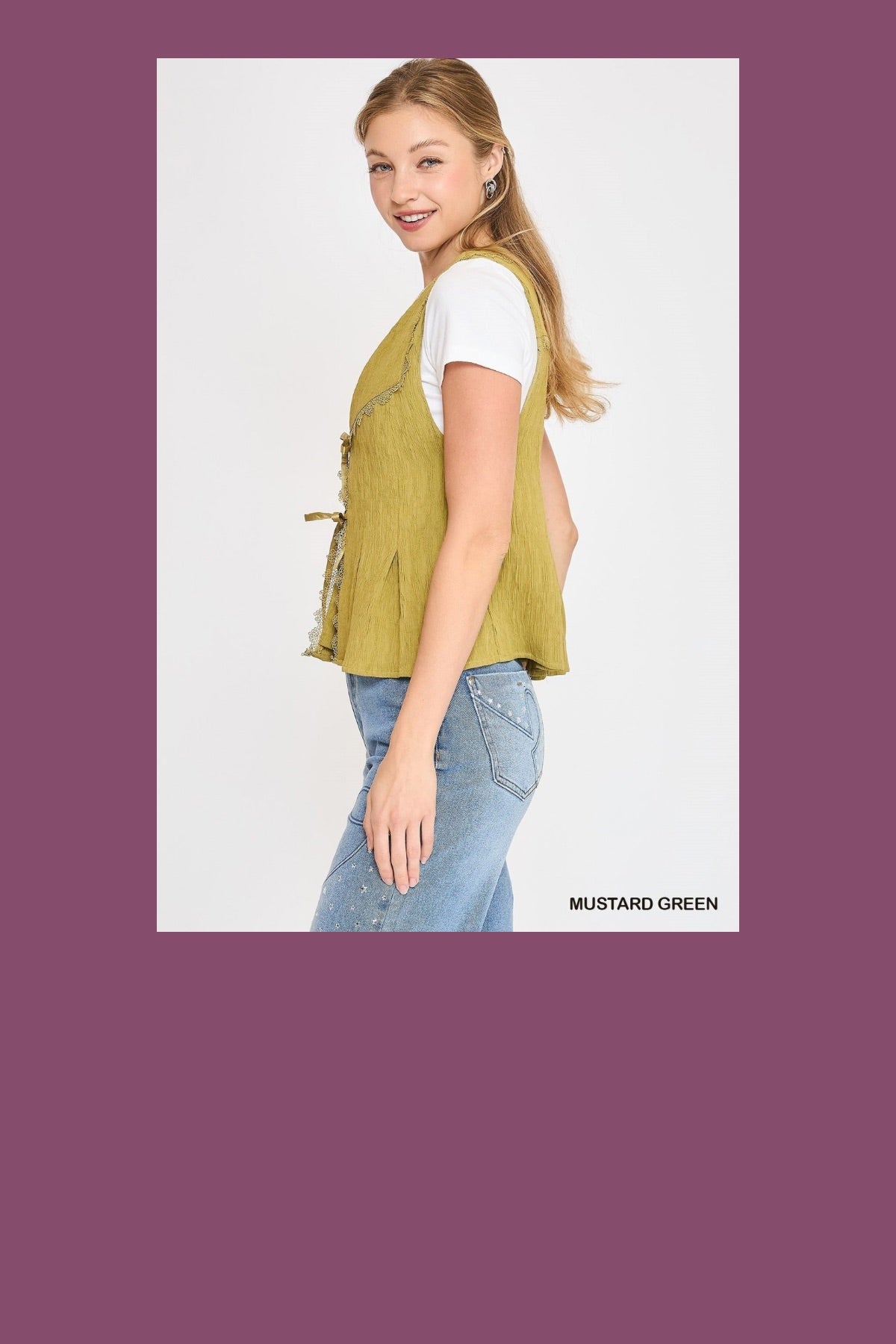 Mustard Glow Vest