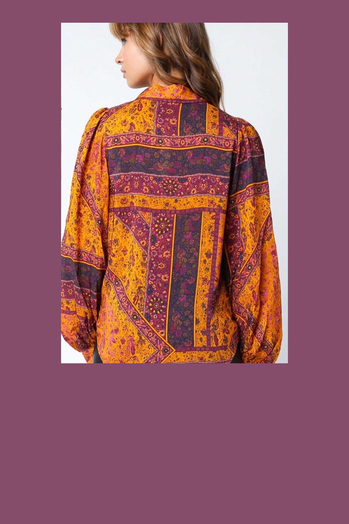“Sunset Grove Blouse” 🌅